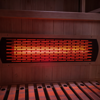 Infrared Sauna Cabin Built for Home Wellness, FSC-Certified Wood, Multi-Zone Heating, Digital Controls