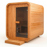 AuroraTherm Cedar Indoor Sauna — Studio Shot