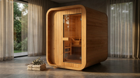 AuroraTherm Cedar Indoor Sauna — Lifestyle
