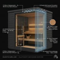 HaloVita Aura Luxe 2-Person Salt Therapy Room — How It Works