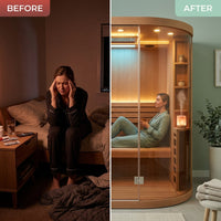HaloVita Aurora Curve Duo Salt Therapy Room — Before & After
