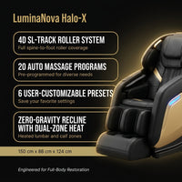 LuminaNova Halo-X Massage Chair — Results & Stats