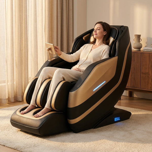 Full Body Massage Chair Built for Deep Recovery, SL-Track 4D Rollers, Dual-Zone Heat, Air Compression
