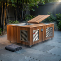 TimberChill Glacier Pro Cedar Cold Plunge — Studio Shot