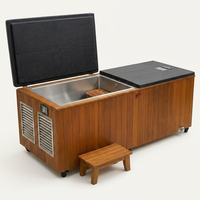 TimberChill Glacier Pro Cedar Cold Plunge — Studio Shot