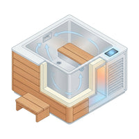 TimberChill Glacier Pro Cedar Cold Plunge — How It Works