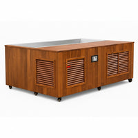 Cedar Cold Plunge Built for Home Recovery, 304 Stainless Steel Basin, High-Capacity Chiller, Touchscreen Control